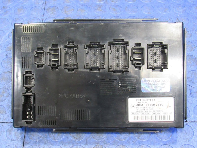 06-12 Mercedes GL ML R Class Rear SAM BCM Body Control Module 164 900 