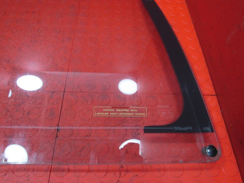 92-00 Lexus SC300 SC400 Left LH Driver Side Front Door Window Glass 34