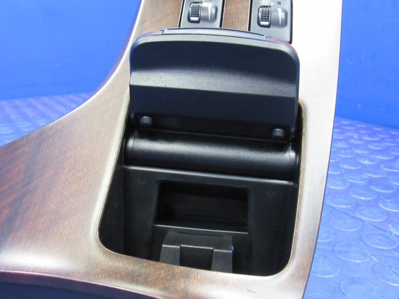 09-12 Toyota Venza Front Center Console Storage Ash Tray Bezel Wood Br