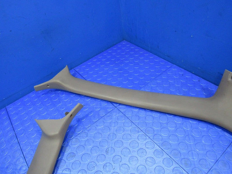 92-96 Ford F150 F250 F350 Bronco Right Left A-Pillar Trim Set Tan Moch