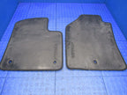 12-19 Fiat 500 Abarth Left Right Carpeted Floor Mat Set Pair Black Gen