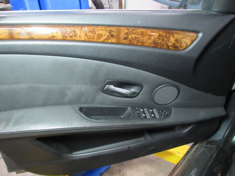 08-10 BMW 528 535 550 Left LH Driver Front Door Trim Panel W/O Window 