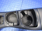 01-05 Mazda Miata MX5 MX-5 MT NB2 Center Console Armrest Cupholder Bla