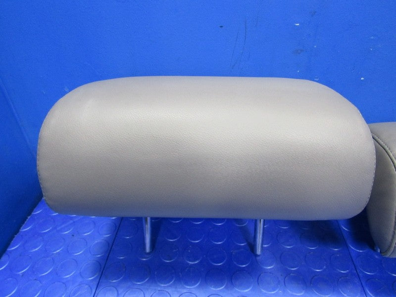 03-09 Toyota 4Runner Second Row Rear Seat Headrests Gray Leather Set 5