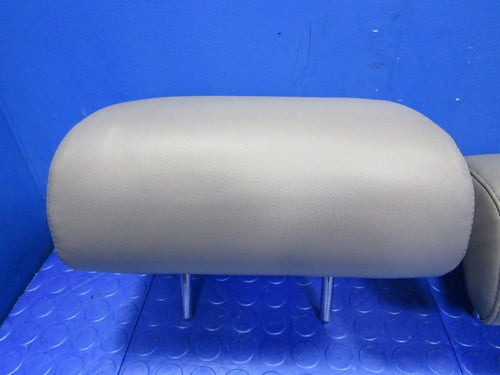 03-09 Toyota 4Runner Second Row Rear Seat Headrests Gray Leather Set 5