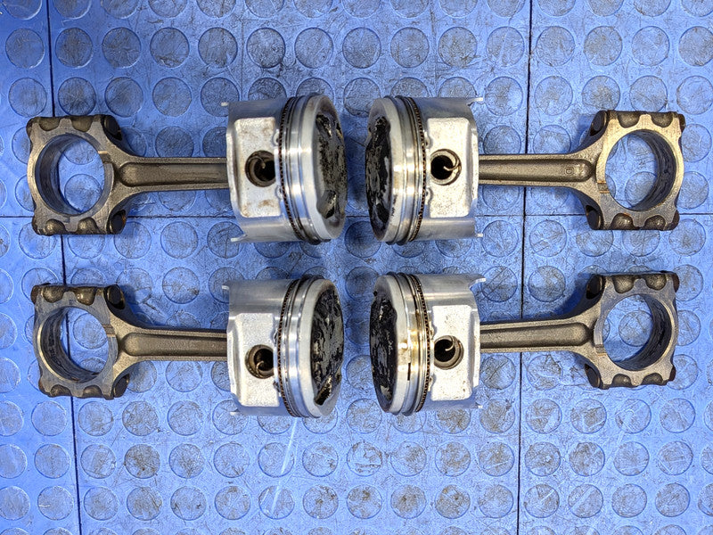 99-00 Mazda Miata MX-5 1.8L NB1 Complete Set of 4 Piston & Rods BP4W 5