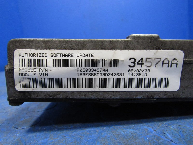 PROGRAMMED PLUG & PLAY 03 Dodge Neon 2.0L AT ECU ECM PCM 05033457 457 