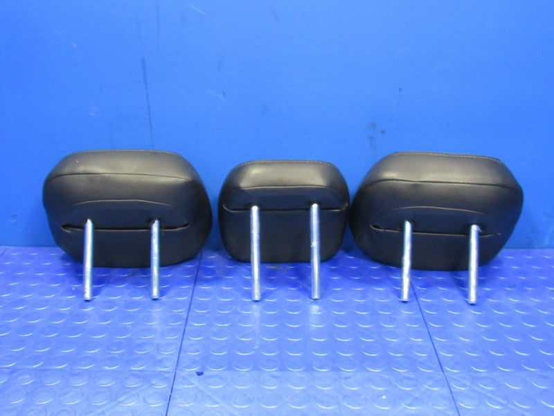 12-13 Honda Civic Si Coupe Rear Row Seat Headrest Head Rest Black Leat