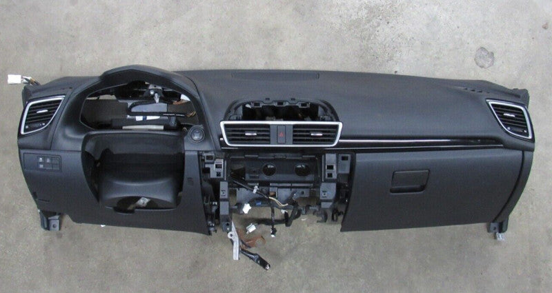 14-18 Mazda Mazda3 Dashboard Assembly Instrument Panel W/ Brace & Harn
