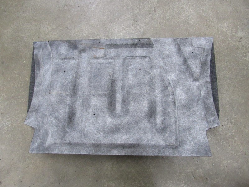 08-23 Dodge Challenger Black Rear Trunk Spare Tire Carpeted Cover Pane
