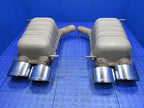 05-10 Mercedes-Benz SLK55 AMG R171 M113 Left Right Exhaust Muffler Set