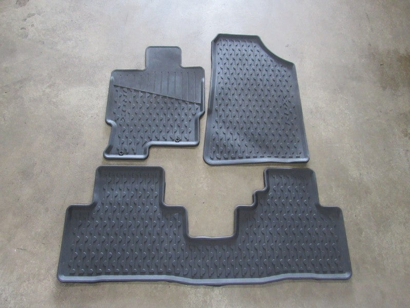 07-12 Acura RDX Original Accessory Black Rubber All Season Floor Mats 