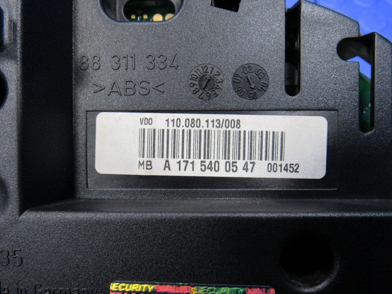 05 Mercedes SLK55 AMG Instrument Gauge Cluster Gauges Speedometer Tach