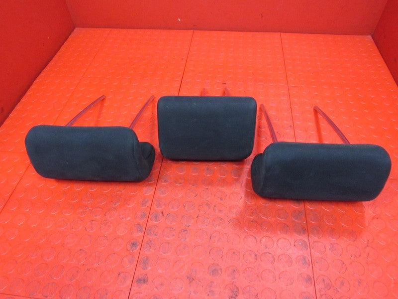 09-13 Honda Fit Rear Seat Headrests Head Rest Set of Three Black Cloth