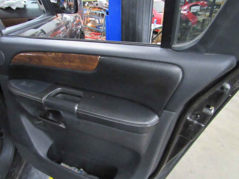 10-14 Nissan Armada Right RH Passenger Side Rear Door Trim Panel Black