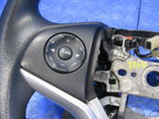 15-20 Honda Fit 16-22 HRV Black Vinyl Rubber Steering Wheel Cruise Swi