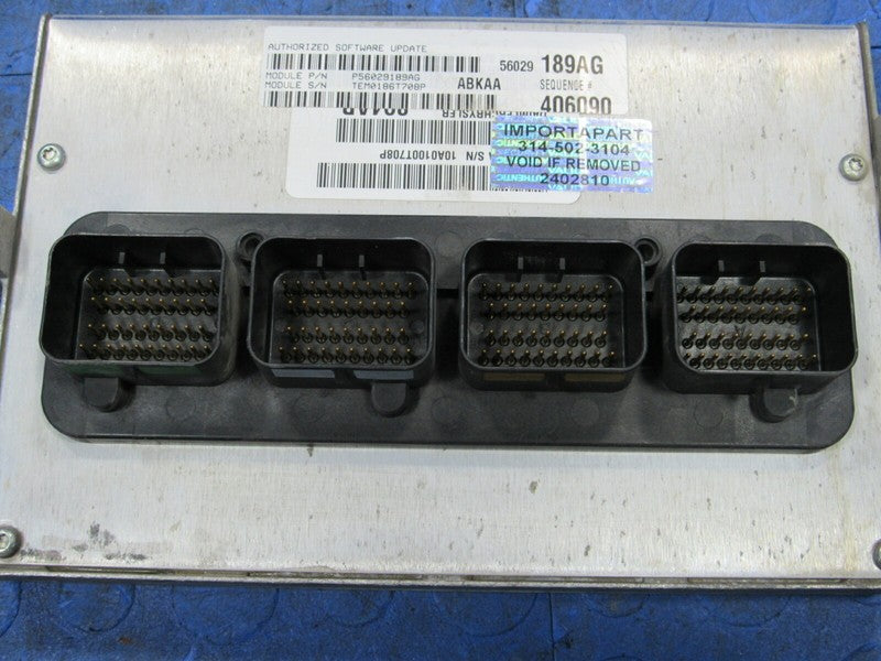 PROGRAMMED PLUG & PLAY 06 Dodge Ram Truck 3.7 V6 AT ECU 56029189AG 189