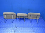03-09 Toyota 4Runner Second Row Rear Seat Headrests Gray Cloth Set 210