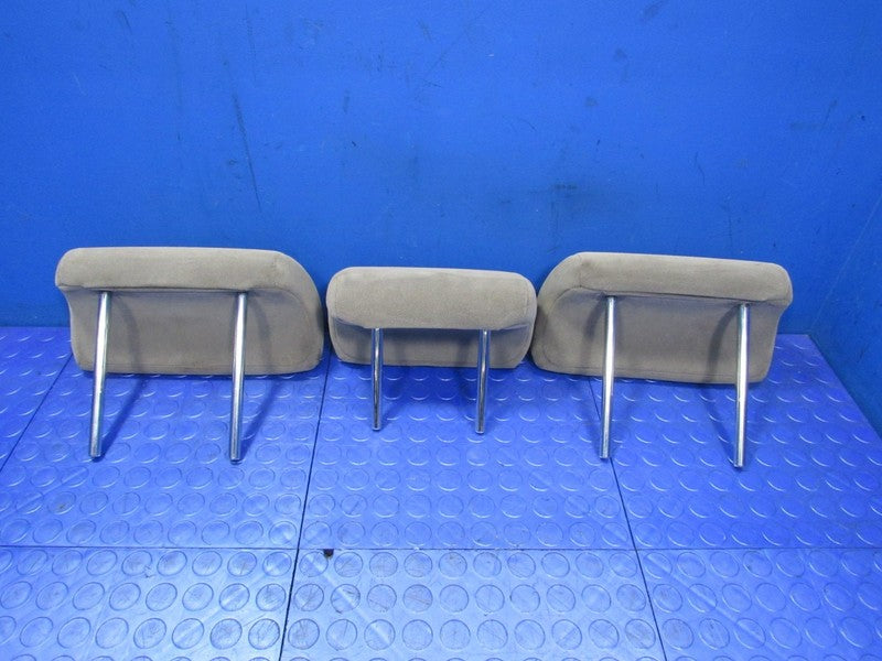 03-09 Toyota 4Runner Second Row Rear Seat Headrests Gray Cloth Set 210