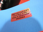 15-20 Ford Edge Rear 2nd Row Headrests Head Rests Set OEM Black Leathe