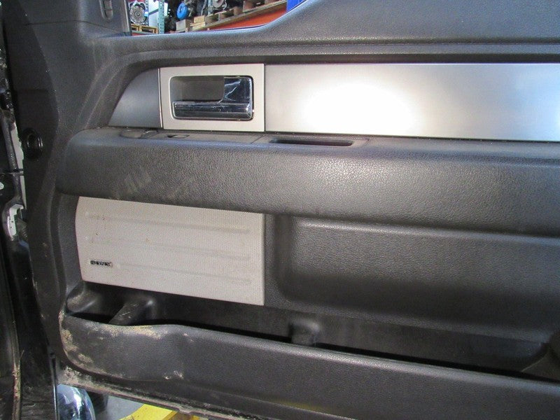 12-14 Ford F-150 Right RH Passenger Side Front Door Trim Panel Black