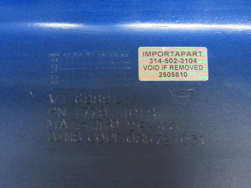 03-06 Silverado SS Left Driver Rear Door Panel Cladding Body Moulding 
