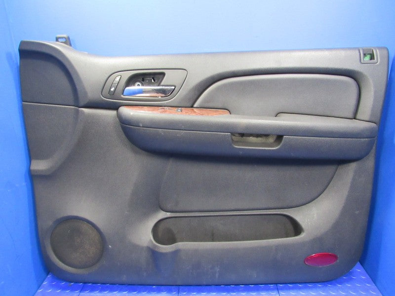 07-09 Yukon Tahoe Suburban Front Right Passenger Door Panel Ebony Blac