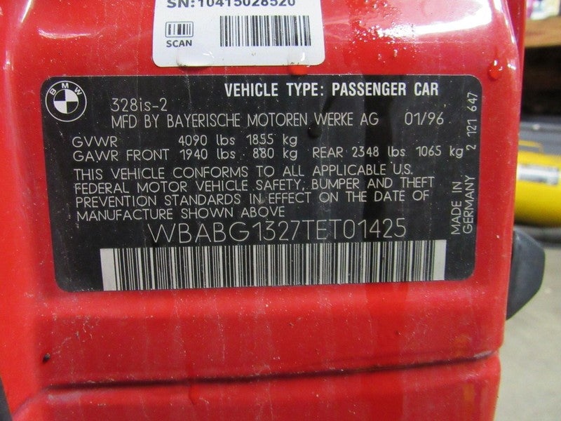 92-99 BMW E36 3-Series Sunroof Sun Roof Electric Drive Motor MOTOR ONL