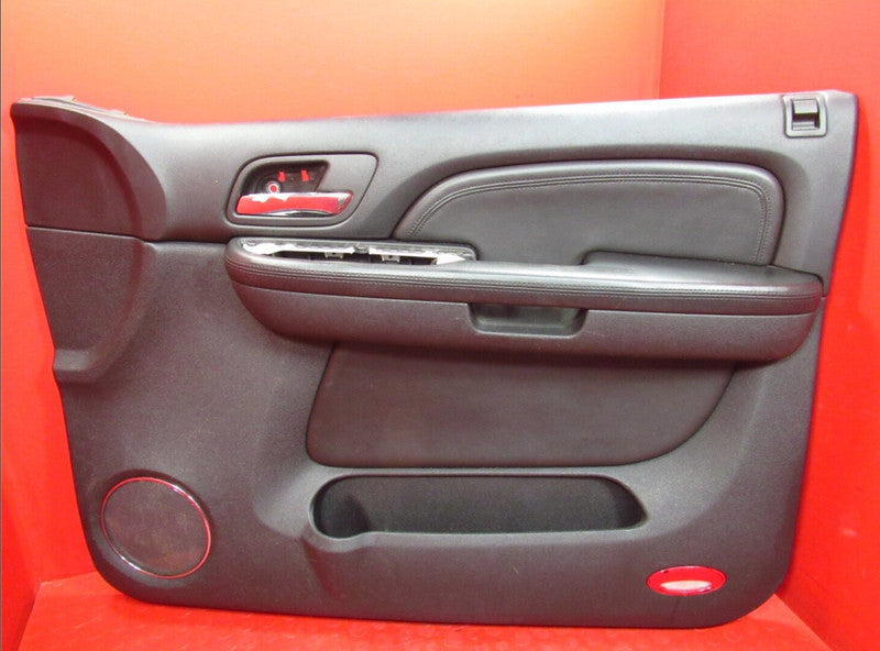 07-09 Cadillac Escalade Front Right Passenger Interior Door Panel Blac