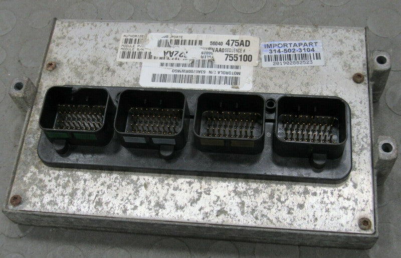 PLUG & PLAY 03 Dodge Ram Truck 4.7L V8 AT Engine Computer ECU 56040475