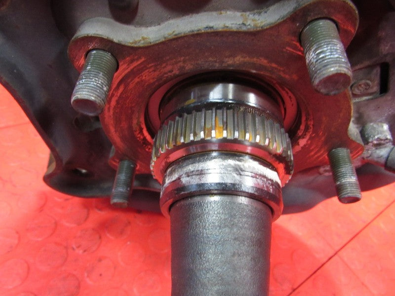01-04 Toyota Sequoia Left Driver Rear Axle Shaft ABS Backing Plate OEM