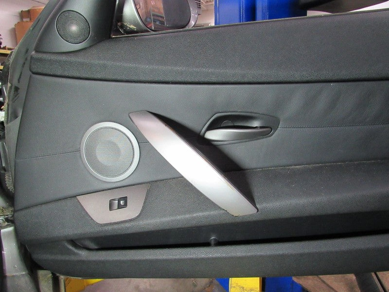 03-08 BMW Z4 Right RH Passenger Side Front Door Trim Panel Black
