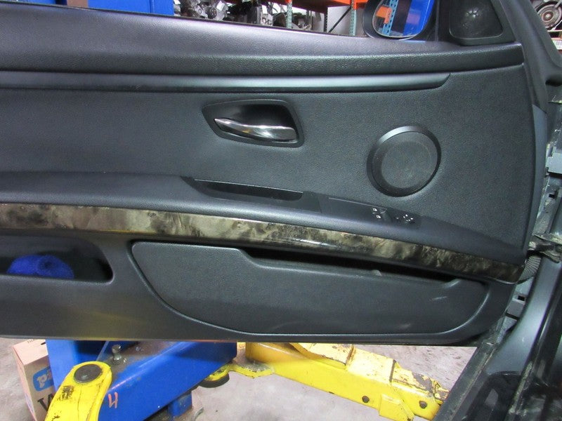 07-13 BMW 335 E92 Left LH Driver Front Door Trim Panel Black TRIM DAMA