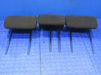 09-13 Honda Fit Rear Seat Headrests Head Rest SET of Three Black OEM 2