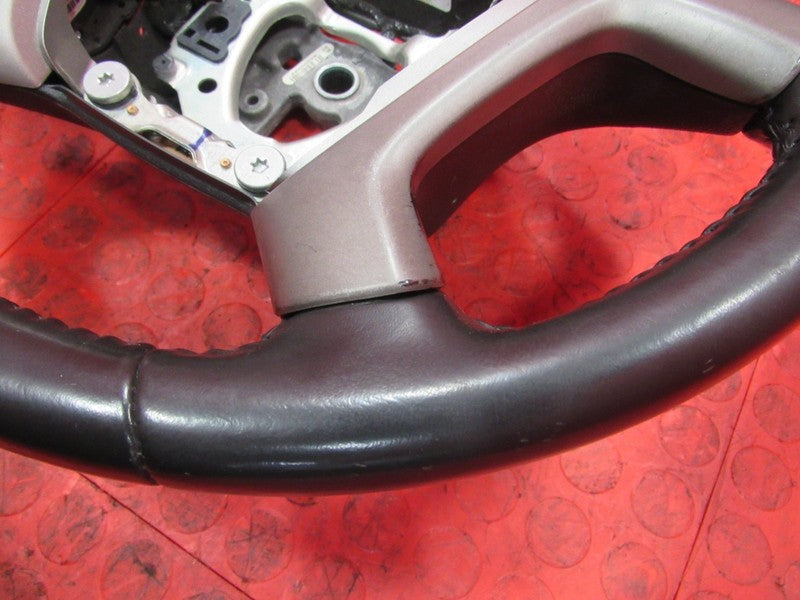 07-14 Silverado Sierra Driver Leather Steering Wheel Cruise Control Eb