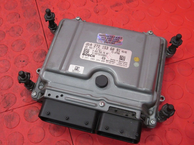 07-08 CLK350 E350 SLK350 ECU ECM PCM Engine Computer UNLOCKED 272 153 