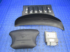 99-02 Ford Mustang GT LH RH SRS Airbags Air Bag Bags Set W/ Module Bla