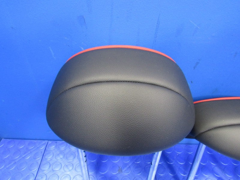 11-16 Mini Countryman Rear Seat Headrest Head Rest Set of 3 Black/Red 