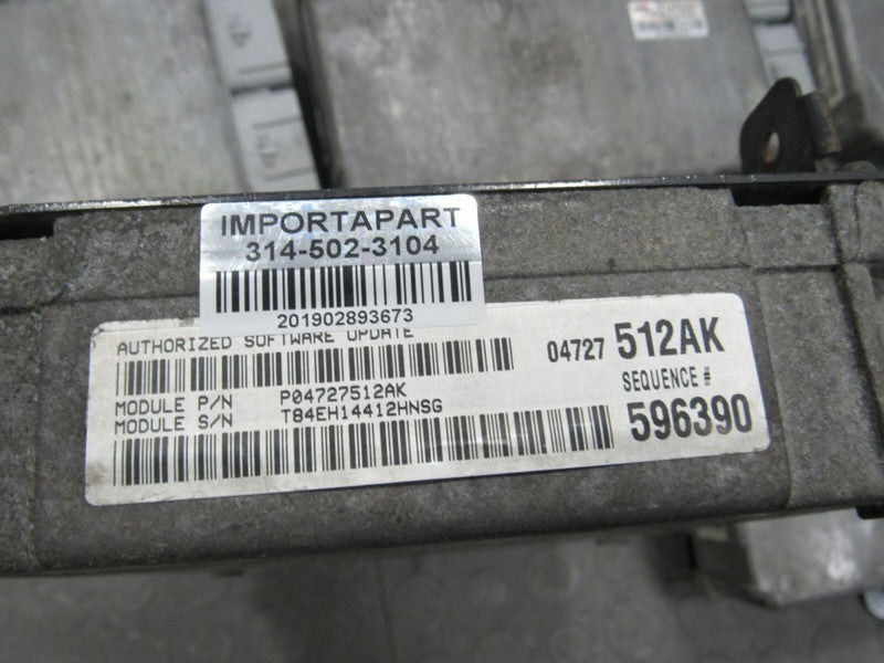 PROGRAMMED PLUG & PLAY 01 Dodge Caravan Voyager 2.4L ECM 04727512 512 