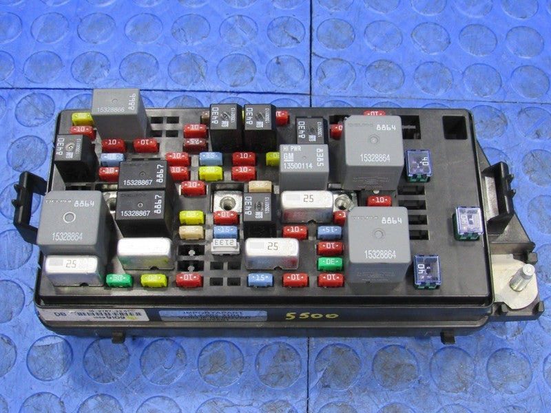 08-11 Cadillac DTS Buick Lucerne Cabin Under-Seat Fuse Relay Box 13599