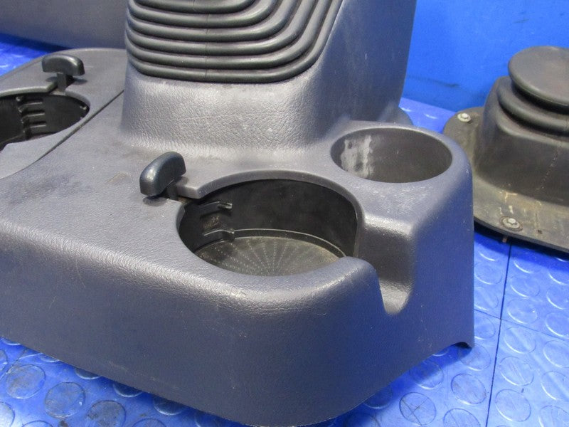 98-01 Dodge Ram Manual 2WD Floor Shifter Boot Console Bezel Cupholder 