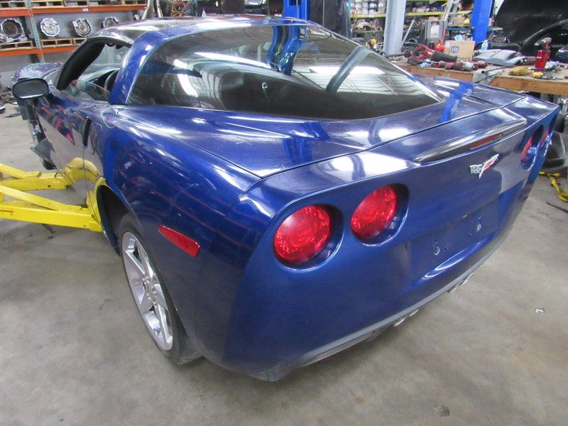 05-09 Corvette C6 Right RH Passenger Side Power Door Mirror Luxo Blue 