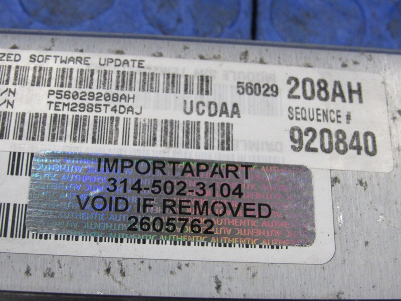 PLUG & PLAY 06 Ram 1500 5.7L AT ECU Engine Computer 56029208 PROG 5762