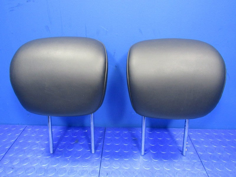 11-16 Infiniti QX56 QX80 2nd Row Seat Headrest Head Rest Set Black Lea