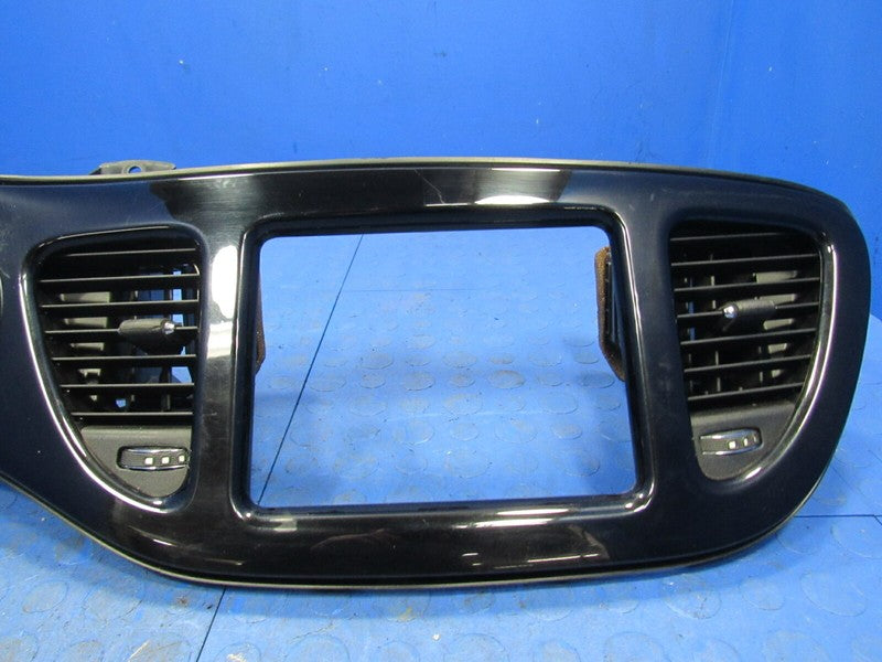 14-16 Dodge Dart Instrument Cluster Dash Bezel Radio Surround Vent Tri