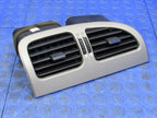 03-06 Lincoln LS Upper Center A/C Dash Air Vents Vent Bezel Trim Silve