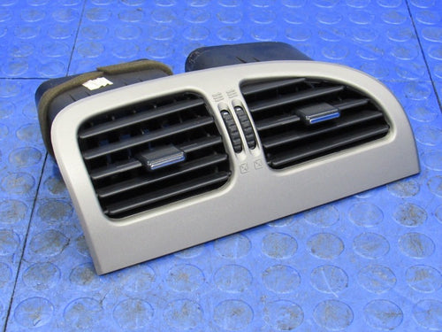 03-06 Lincoln LS Upper Center A/C Dash Air Vents Vent Bezel Trim Silve