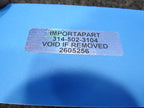 08-12 Honda Accord Sedan Gray Rear Trunk Spare Tire Carpeted Cover Pan