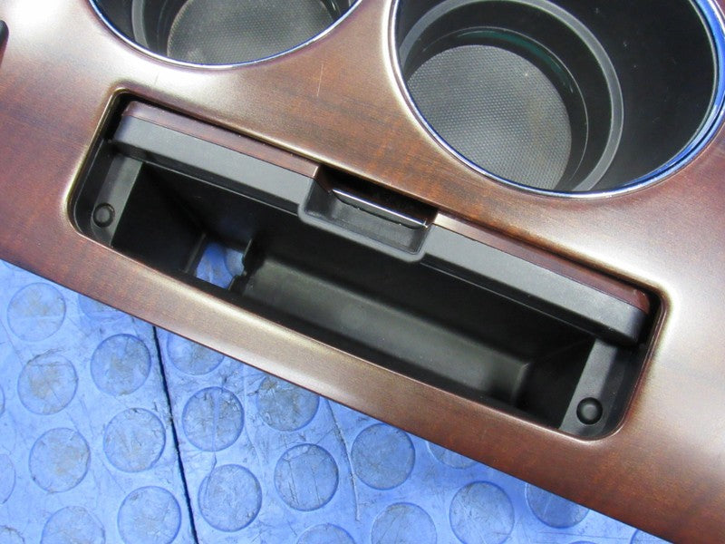 09-12 Toyota Venza Center Console Sliding Cup Holder Matte Woodgrain 5