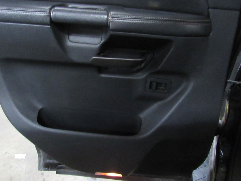 10-14 Nissan Armada Left LH Driver Side Rear Door Trim Panel Black